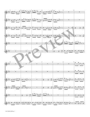 I Saw Three Ships - Traditional Carol/Marlatt - 6 Flutes - Score/Parts