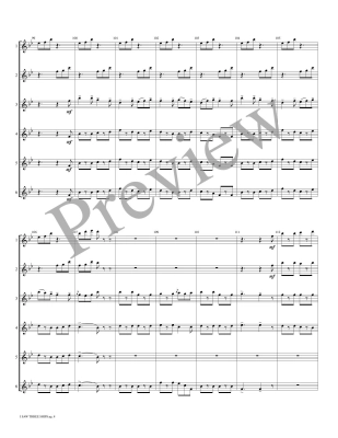 I Saw Three Ships - Traditional Carol/Marlatt - 6 Flutes - Score/Parts