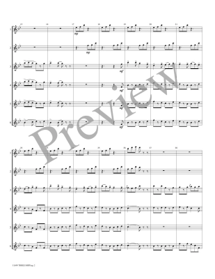 I Saw Three Ships - Traditional Carol/Marlatt - 6 Flutes - Score/Parts