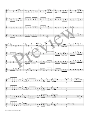 Eine Kleine Nachtmusik: Allegro - Mozart/Marlatt - Saxophone Quartet (AATB) - Score/Parts