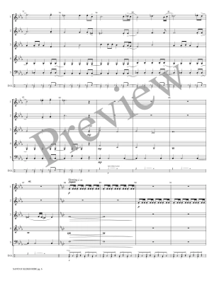 Santa\'s Sleigh Ride - Meeboer - Interchangeable Woodwind Ensemble - Score/Parts