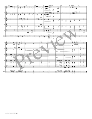 Santa\'s Sleigh Ride - Meeboer - Interchangeable Woodwind Ensemble - Score/Parts