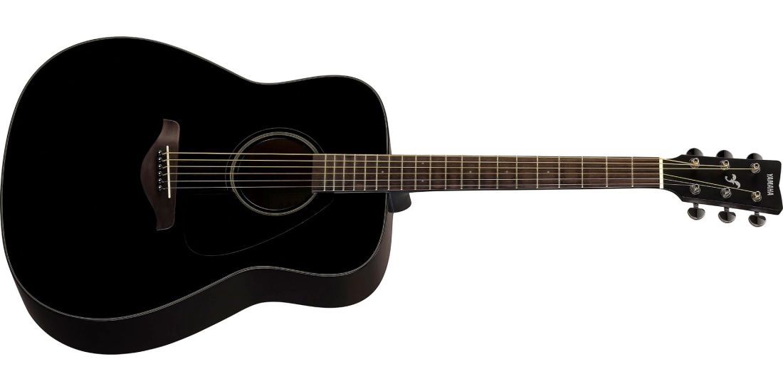 FG800J Spruce Top Acoustic Guitar - Black