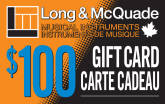Long & McQuade - $100 Gift Card