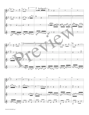 Italian Concerto, Movement I - Bach/Marlatt - 2 Flutes/2 Clarinets - Score/Parts