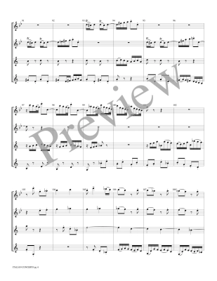 Italian Concerto, Movement I - Bach/Marlatt - 2 Flutes/2 Clarinets - Score/Parts