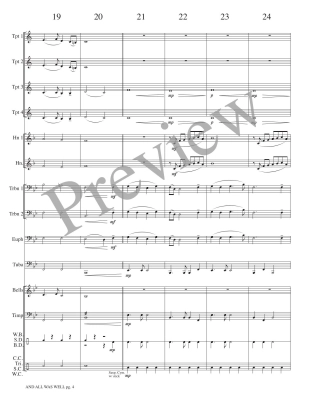 And All Was Well - Meeboer - Brass Choir - Score/Parts