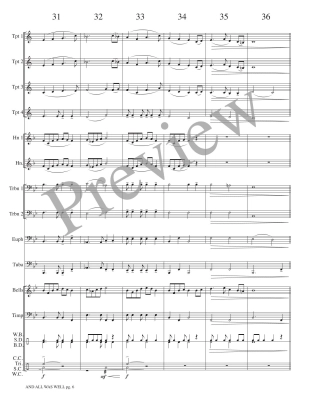 And All Was Well - Meeboer - Brass Choir - Score/Parts