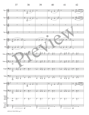 And All Was Well - Meeboer - Brass Choir - Score/Parts