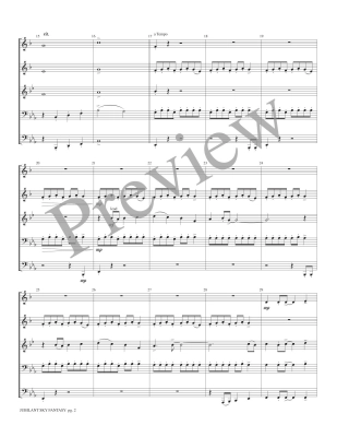 Jubilant Sky Fantasy - Meeboer - Brass Quintet - Score/Parts