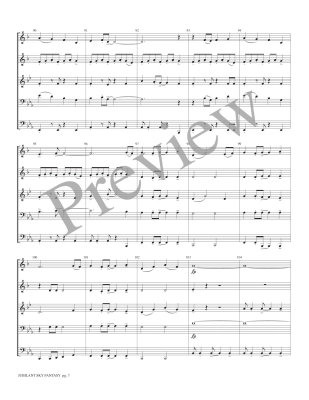 Jubilant Sky Fantasy - Meeboer - Brass Quintet - Score/Parts