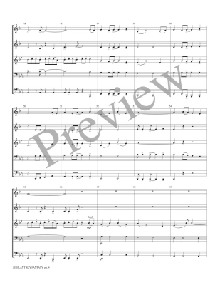 Jubilant Sky Fantasy - Meeboer - Brass Quintet - Score/Parts