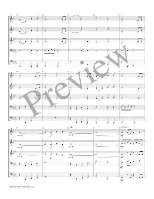 Jubilant Sky Fantasy - Meeboer - Brass Quintet - Score/Parts