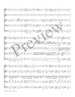 Jubilant Sky Fantasy - Meeboer - Brass Quintet - Score/Parts