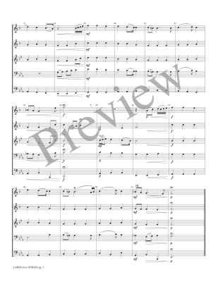 Largo from Xerxes - Handel/Marlatt - Brass Quintet - Score/Parts