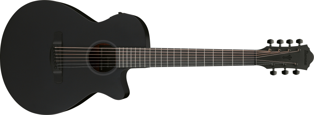 AEG721 AEG 7-String Acoustic/Electric Guitar - Black Out