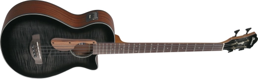 AEGB25E AEG 4 String Acoustic/Electric Bass - Transparent Black Sunburst