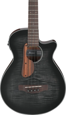 AEGB25E AEG 4 String Acoustic/Electric Bass - Transparent Black Sunburst