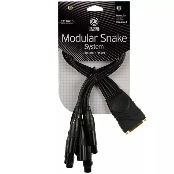 Modular Snake System Breakout Cables - 4 XLR Male/4 XLR Female