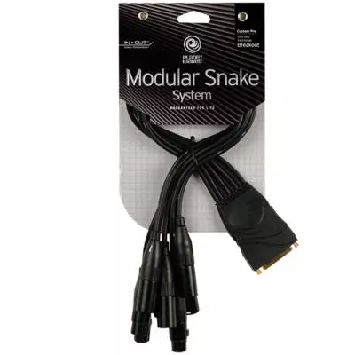 DAddario - Modular Snake System Breakout Cables - 4 XLR Male/4 XLR Female