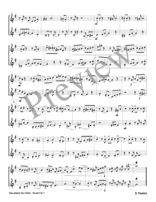 Challenging Jazz Duets Volume 3 - Byrd - Trumpet Duet