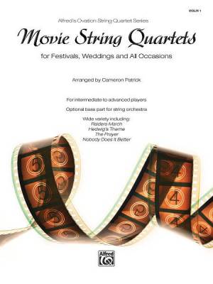 Alfred Publishing - Movie String Quartets for Festivals, Weddings, and All Occasions