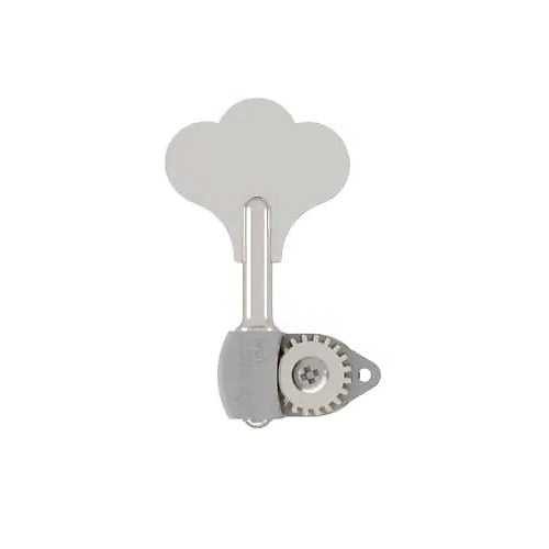 Ultralite Bass Tuning Machine 3/8\'\' with Clover Key, Bass Side - Shiny Chrome
