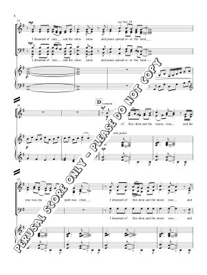 I Dreamed of Rain - Garrett/Nickel - SATB