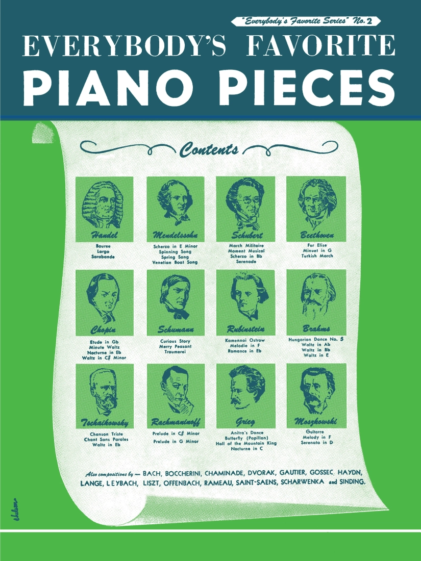 Everybody\'s Favorite Piano Pieces - Piano - Book