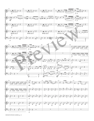 Minisuite from Carmen - Bizet/Marlatt - Interchangeable Woodwind Ensemble - Score/Parts