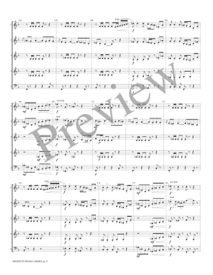 Minisuite from Carmen - Bizet/Marlatt - Interchangeable Woodwind Ensemble - Score/Parts