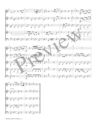 Minisuite from Carmen - Bizet/Marlatt - Interchangeable Woodwind Ensemble - Score/Parts