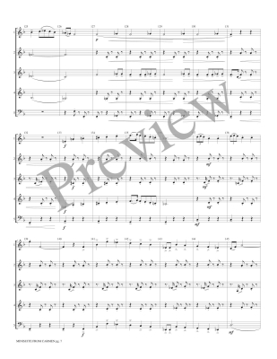 Minisuite from Carmen - Bizet/Marlatt - Interchangeable Woodwind Ensemble - Score/Parts