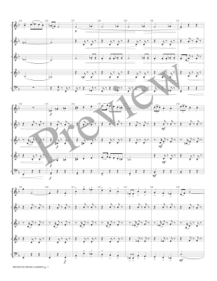 Minisuite from Carmen - Bizet/Marlatt - Interchangeable Woodwind Ensemble - Score/Parts