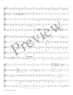 Minisuite from Carmen - Bizet/Marlatt - Interchangeable Woodwind Ensemble - Score/Parts