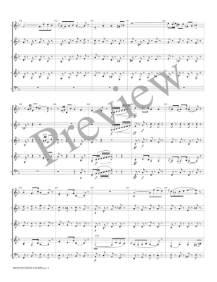 Minisuite from Carmen - Bizet/Marlatt - Interchangeable Woodwind Ensemble - Score/Parts