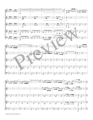 Minisuite from Carmen - Bizet/Marlatt - Interchangeable Woodwind Ensemble - Score/Parts