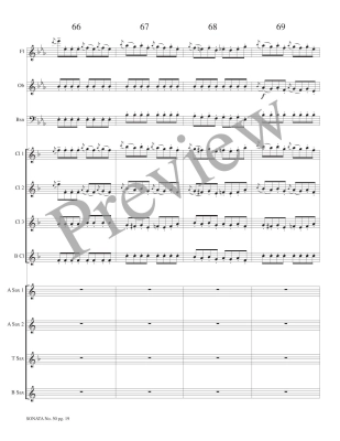 Sonata No. 50, Allegro con Brio - Haydn/Petersen - Woodwind Ensemble - Score/Parts