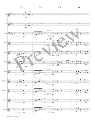 Sonata No. 50, Allegro con Brio - Haydn/Petersen - Woodwind Ensemble - Score/Parts