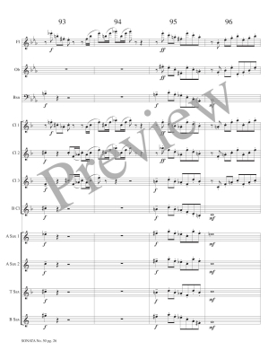 Sonata No. 50, Allegro con Brio - Haydn/Petersen - Woodwind Ensemble - Score/Parts