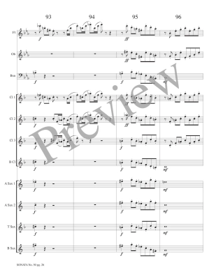 Sonata No. 50, Allegro con Brio - Haydn/Petersen - Woodwind Ensemble - Score/Parts