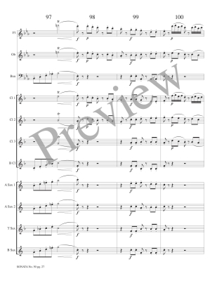 Sonata No. 50, Allegro con Brio - Haydn/Petersen - Woodwind Ensemble - Score/Parts