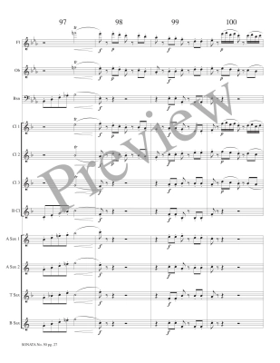 Sonata No. 50, Allegro con Brio - Haydn/Petersen - Woodwind Ensemble - Score/Parts