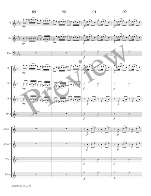 Sonata No. 50, Allegro con Brio - Haydn/Petersen - Woodwind Ensemble - Score/Parts