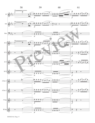 Sonata No. 50, Allegro con Brio - Haydn/Petersen - Woodwind Ensemble - Score/Parts