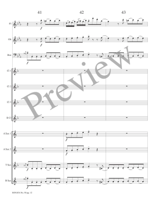 Sonata No. 50, Allegro con Brio - Haydn/Petersen - Woodwind Ensemble - Score/Parts