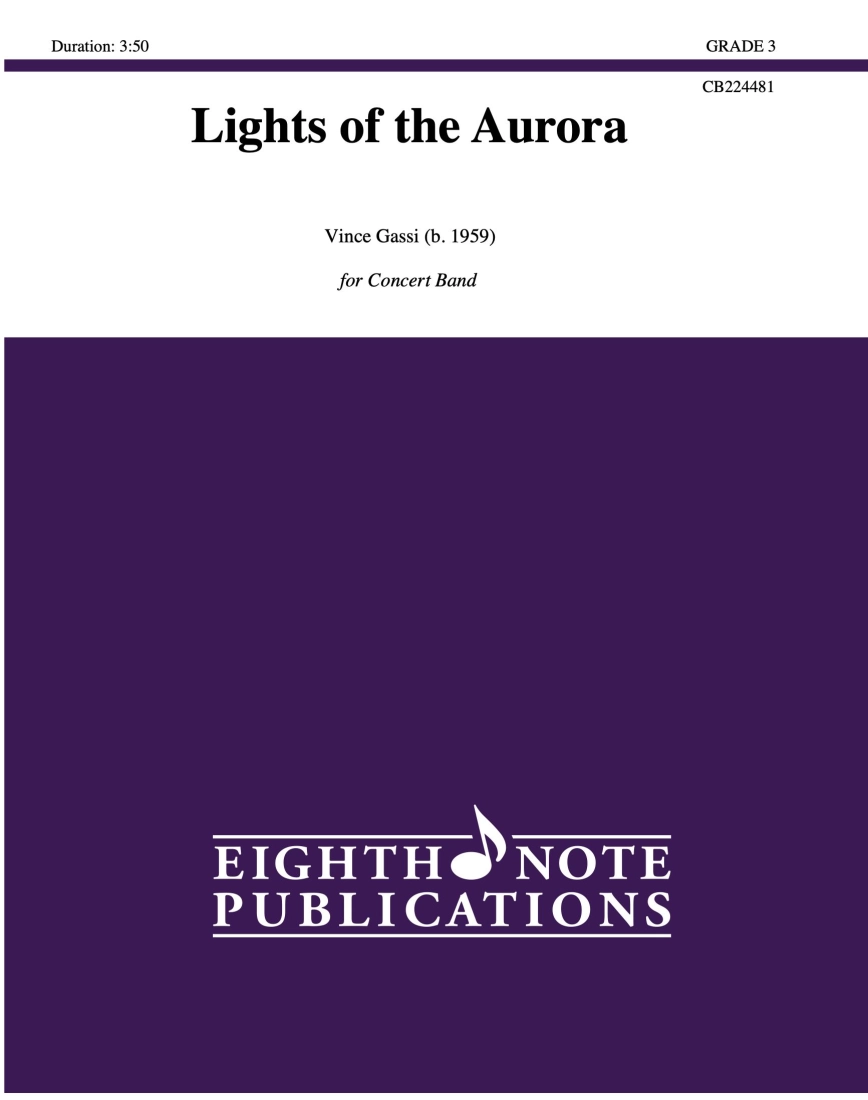 Lights of the Aurora - Gassi - Concert Band - Gr. 3