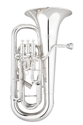 Eastman Winds - Q Series 4 Valve Compensating Euphonium, 11.5 Bell - Silver-Plated