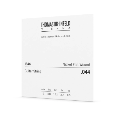 Thomastik-Infeld - JS44 Single E Guitar String, Nickel Flat Wound - Extra Light Tension