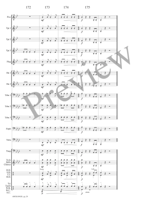 Archangel - Marlatt - Brass Choir - Score/Parts